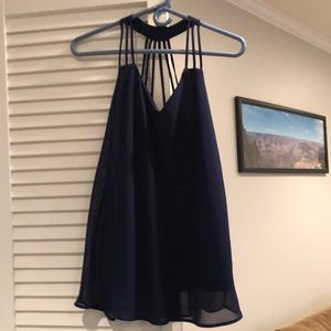 Womens navy size M blouse